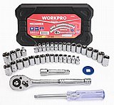 סט בוקסות 39 חלקים WORKPRO סט בוקסות 39 חלקים WORKPRO
